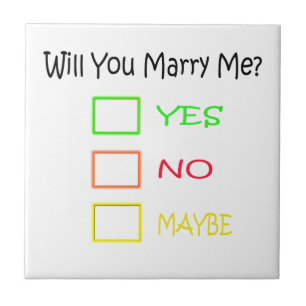 Will You Marry Me by Shirley Taylor Tile