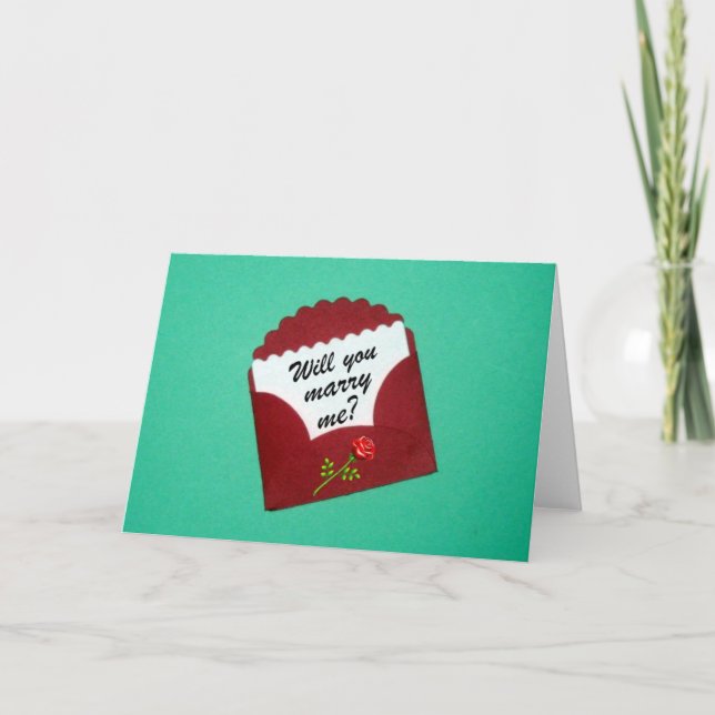 Will you marry me? card (Front)
