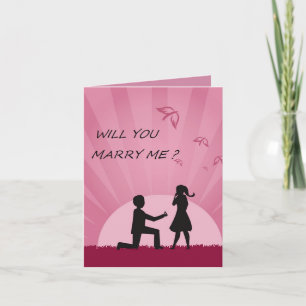 WILL YOU MARRY ME? CARD