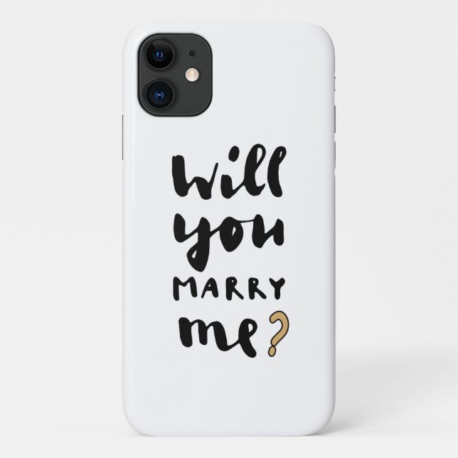 Will you marry me Case-Mate iPhone case (Back)