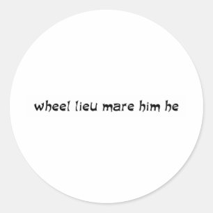 Will You Marry Me Classic Round Sticker