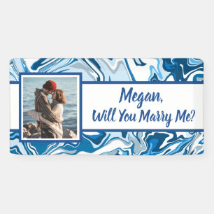 Will you Marry Me Custom Name Proposal Banner
