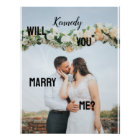Will You Marry Me Custom Photo & Name Personalised