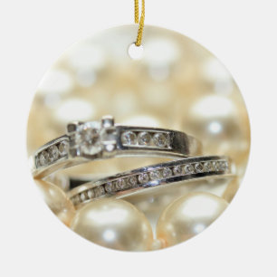 Will you marry me? Diamond ring ornament