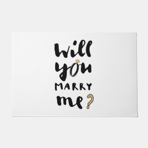 Will you marry me doormat