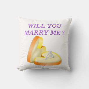 "WILL YOU MARRY ME ?" ENGAGEMENT RING CUSHION