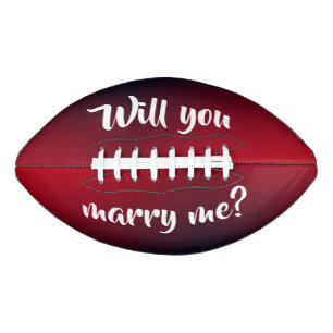 will you marry me football by dalDesignNZ American Football