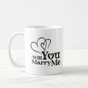 Will you marry me - Funny Wedding Proposal Coffee Mug
