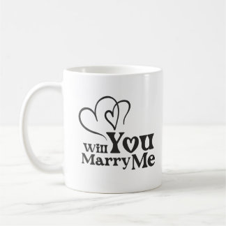 Will you marry me - Funny Wedding Proposal Coffee Mug