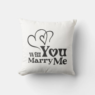 Will you marry me - Funny Wedding Proposal Cushion