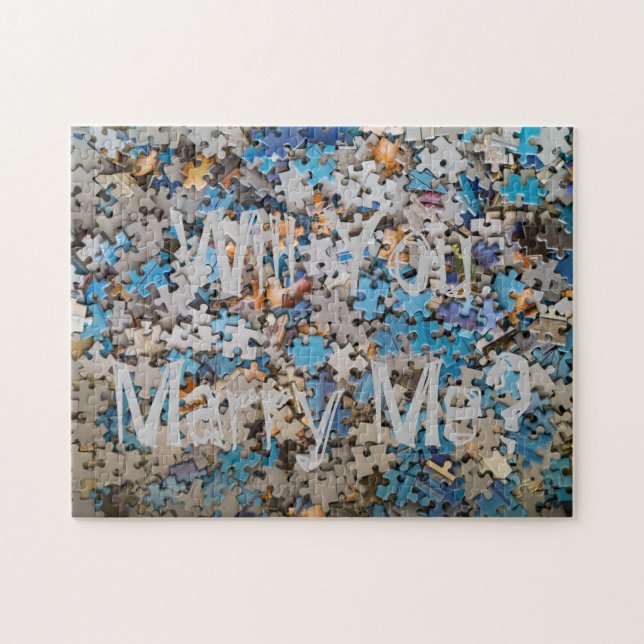 Will you marry me hidden marriage proposal jigsaw puzzle (Horizontal)