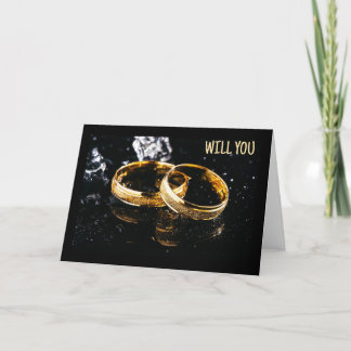 WILL YOU "MARRY ME"  HOLIDAY CARD