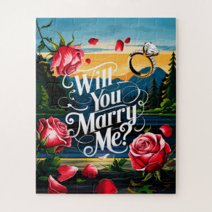 Will you marry me jigsaw puzzle