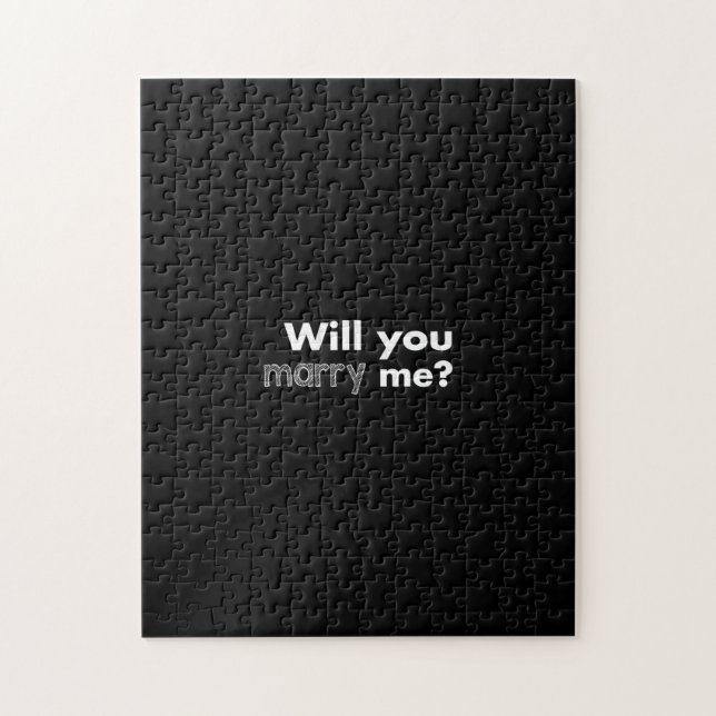 will you marry me jigsaw puzzle (Vertical)