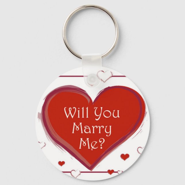 Will you Marry Me Keychain (Front)