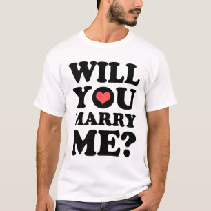 Will You Marry Me Light T-Shirt