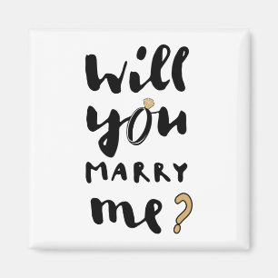Will you marry me magnet