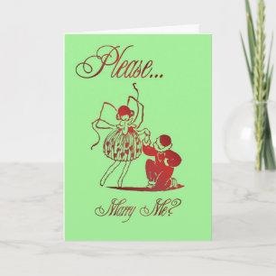 Will you marry me? Marriage proposal Card