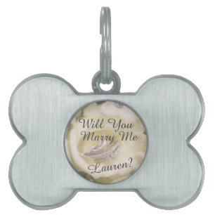 Will You Marry Me? Marriage Proposal Dog Tag