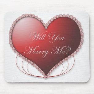 Will You Marry Me Mousepad