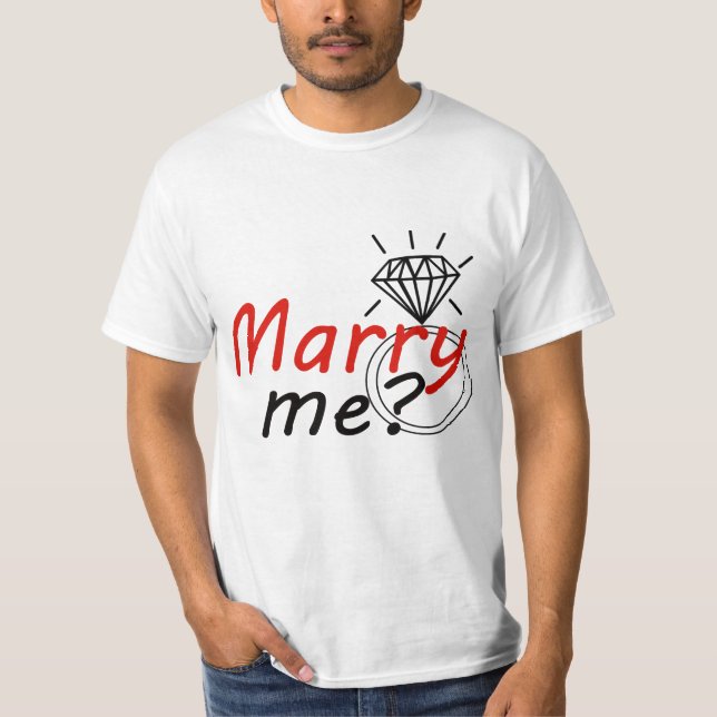 Will you marry me Par3 T-Shirt (Front)