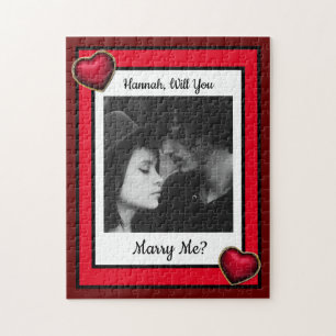 Will You Marry Me? Personalised Romantic Proposal  Jigsaw Puzzle