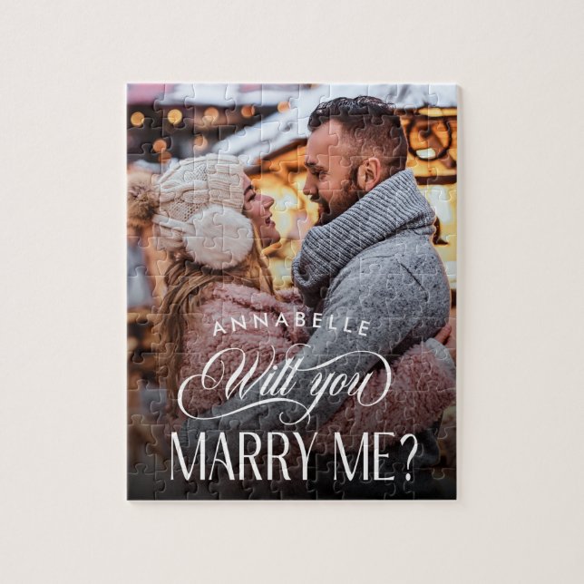 Will You Marry Me Photo Jigsaw Puzzle (Vertical)