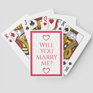 will you marry me playing cards by dalDesignNZ