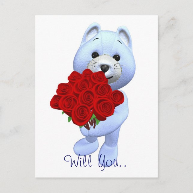 Will You Marry Me Postcard-See Back Postcard (Front)