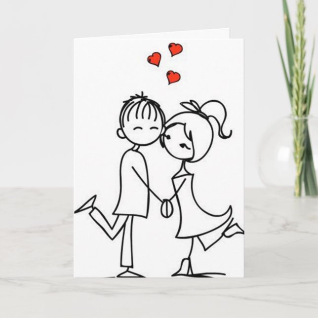 "WILL YOU" MARRY "ME" PROPOSAL CARD (Front)