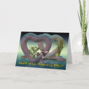 Will You Marry Me, proposal Card