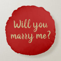 Will You Marry Me red custom marriage proposal 