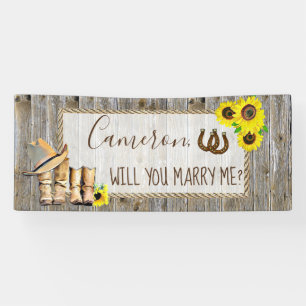 Will you Marry Me Romantic Proposal Sign