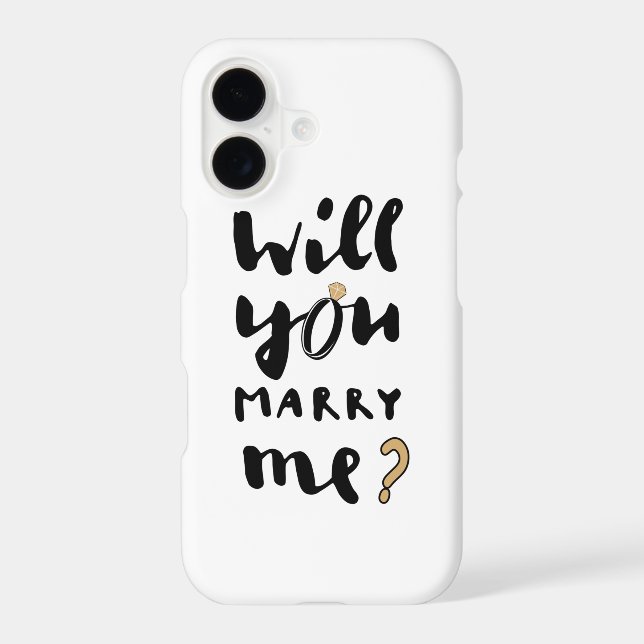 Will you marry me samsung galaxy case (Back)