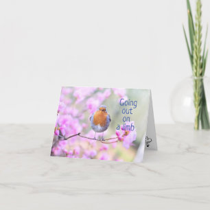 **WILL YOU MARRY ME** SAYS BLUEBIRD PROPSAL CARD