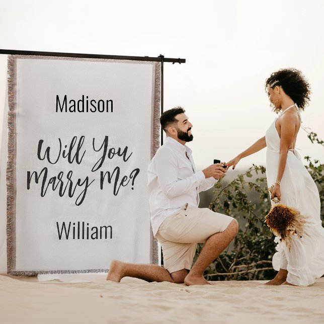 Will You Marry Me Sign Blanket Proposal (Creator Uploaded)