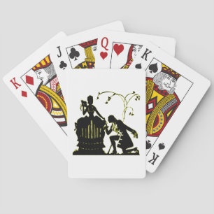 "Will you Marry me?" Silhouette Playing Cards