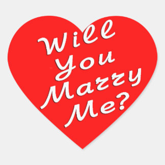 Will You Marry Me? Sticker
