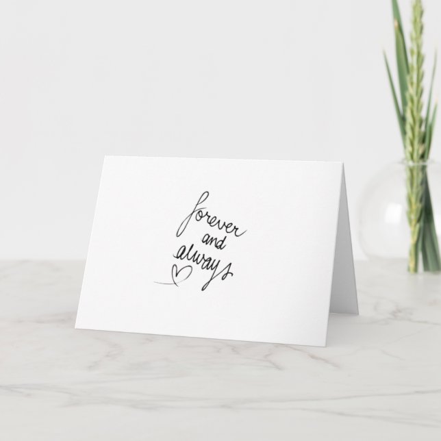 WILL YOU ***MARRY ME***  TOGETHER FOREVER/ALWAYS CARD (Front)
