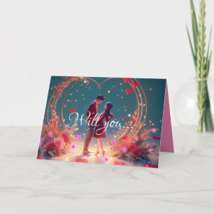 Will You Marry Me? Wedding Proposal Personalised  Card