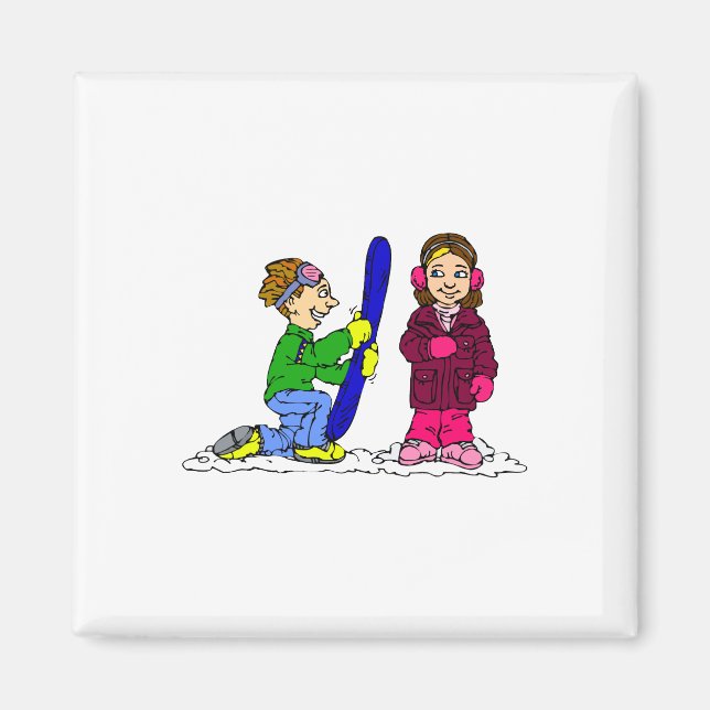 Will You Ride My Board Magnet (Front)