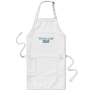 Will you shut up, man? long apron