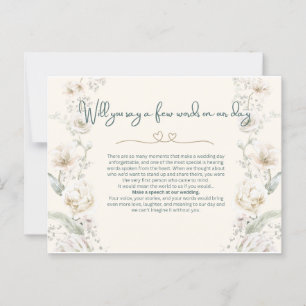 Will you speak on our day - Proposal Postcard