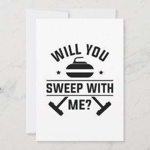 Will You Sweep With Me Thank You Card