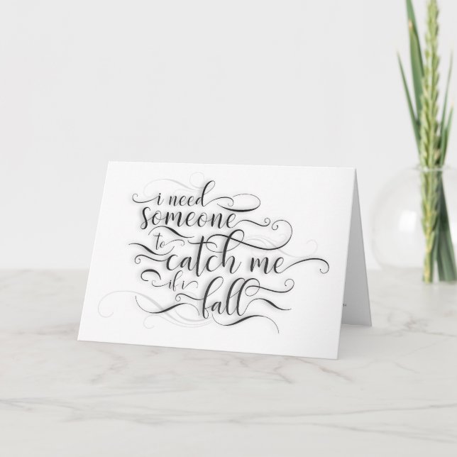 WILL YOU WALK ME DOWN THE AISLE DAD? CARD (Front)