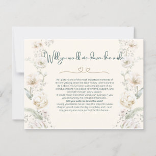 Will you walk me down the Aisle - Proposal Postcard