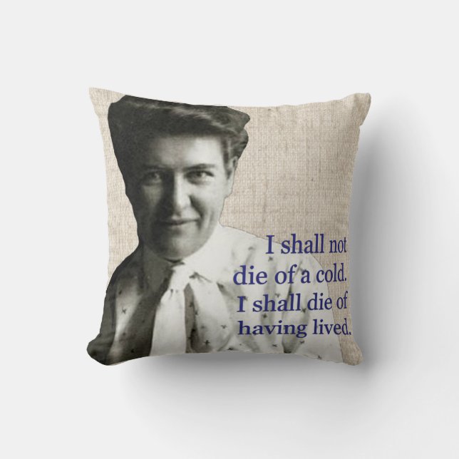 Willa Cather - story Cushion (Front)