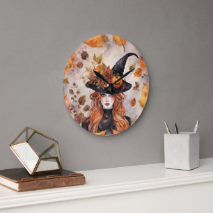 Willa The Witch  Large Clock
