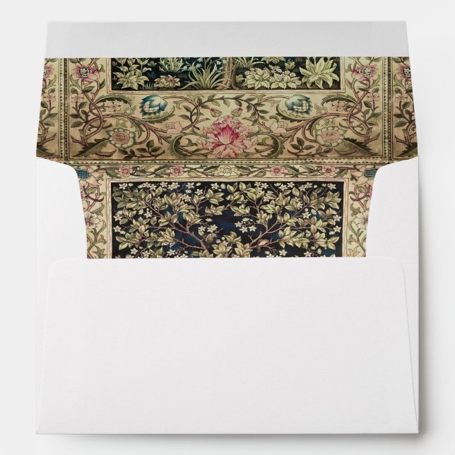 Willam Morris beautiful designs and creations,Vint Envelope (Back (Bottom))