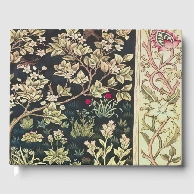 Willam Morris beautiful designs and creations,Vint Guest Book (Front)